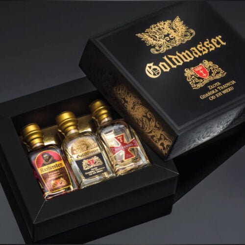 ZESTAW UPOMINKOWY / GOLDWASSER + MACHANDEL + KURFURSETEN